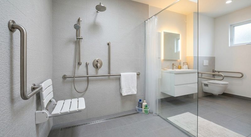 Disability Shower Installation detail